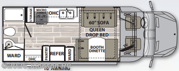 2020 DYNAMAX ISATA ISATA 24RB Floorplan