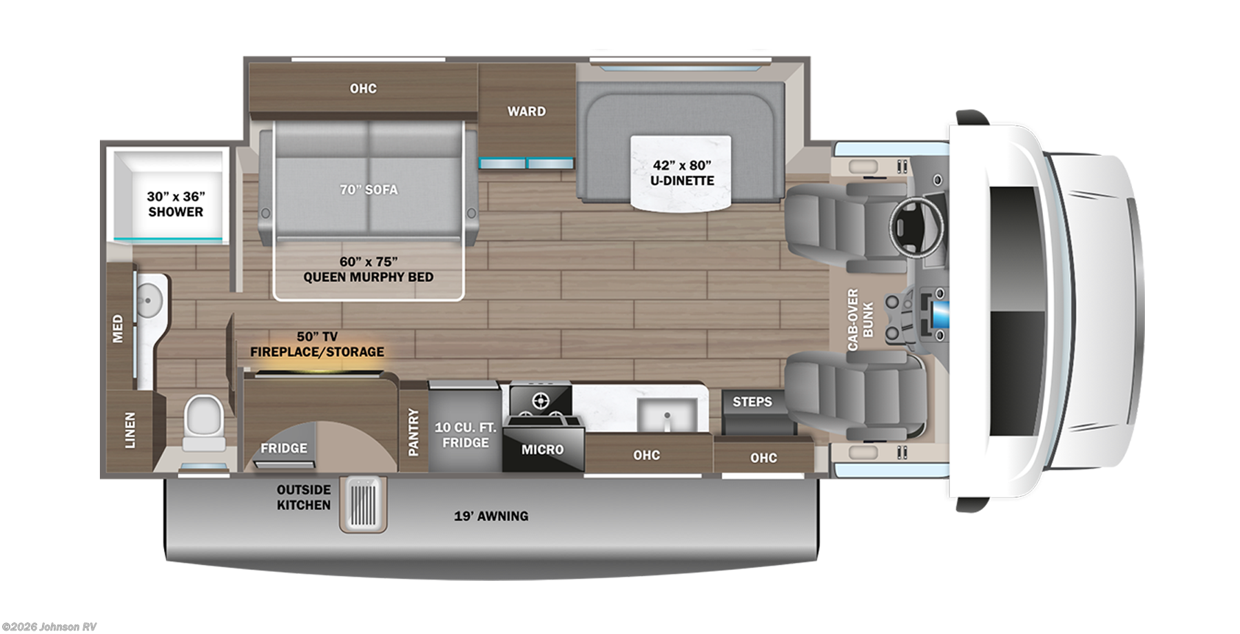 2026 JAYCO REDHAWK 26M Floorplan