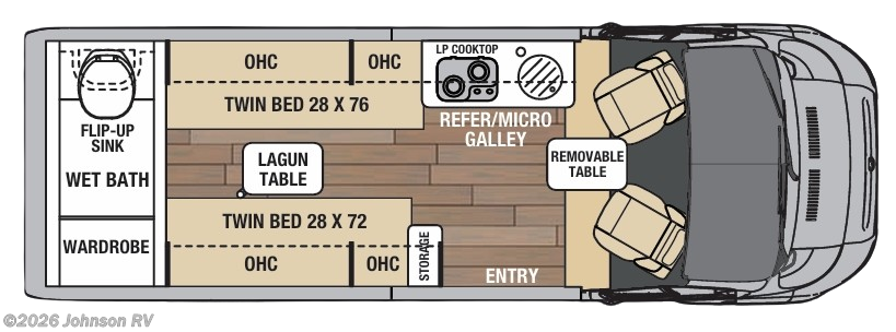 2022 COACHMEN NOVA 20RB LI Floorplan