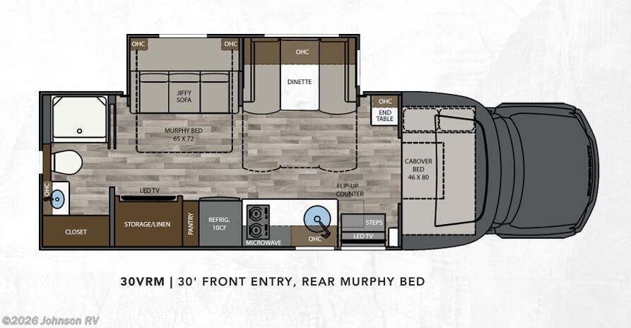 2024 RENEGADE Veracruz 30VRM Floorplan