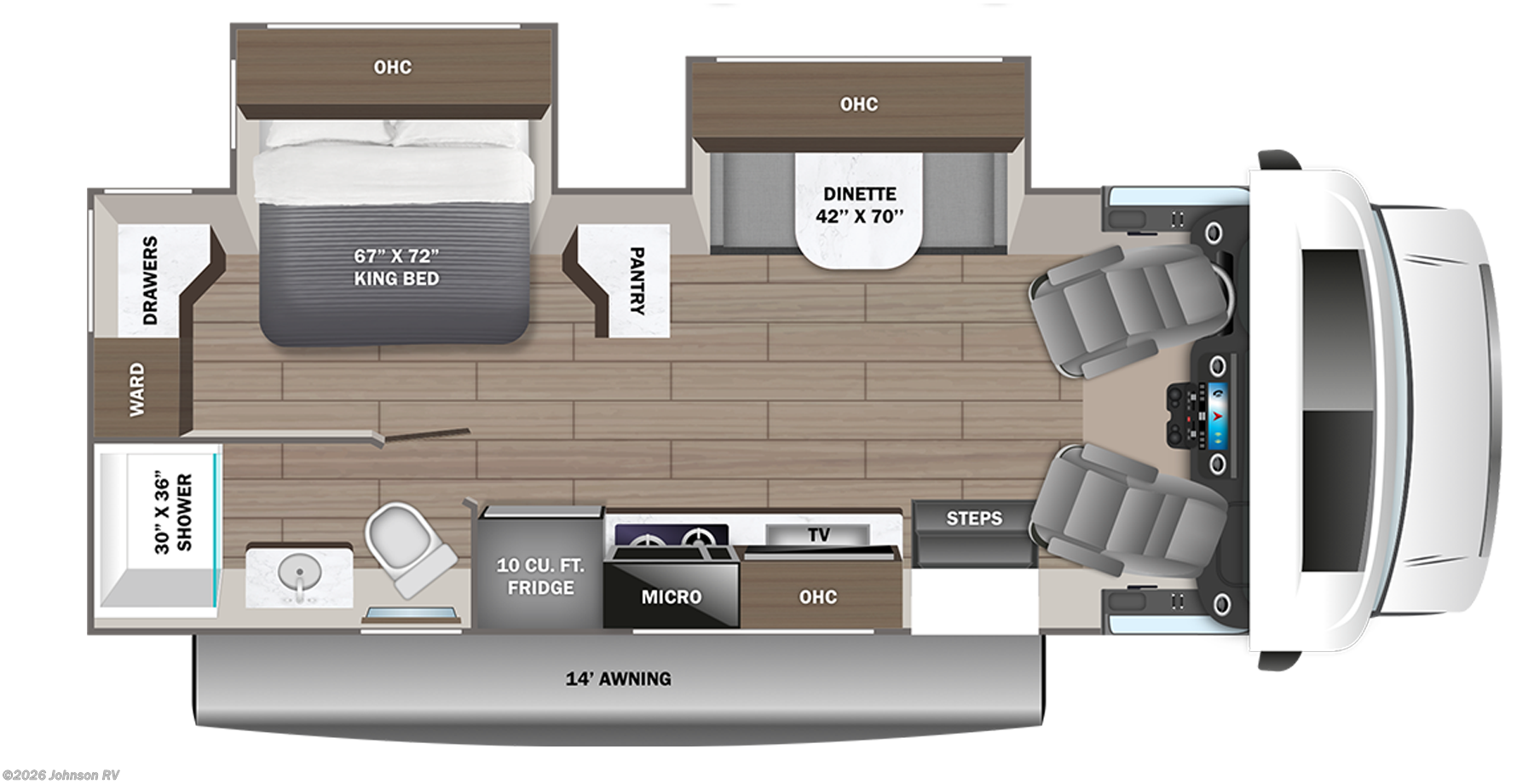 2026 JAYCO Melbourne Prestige 25LP Floorplan