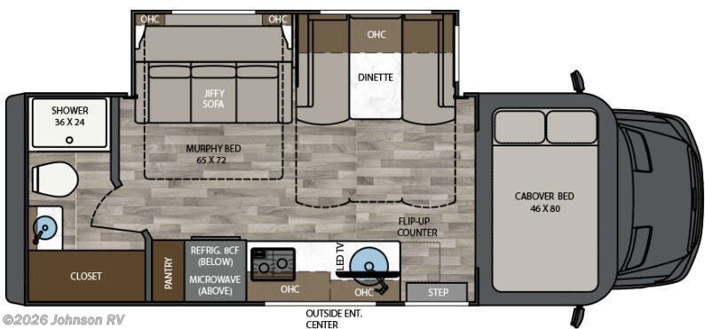 2024 RENEGADE Vienna 25RMC Floorplan