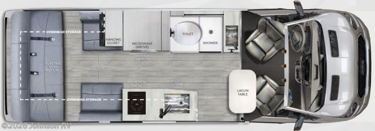 2027 PLEASURE-WAY Ontour 2.2 AWD Floorplan