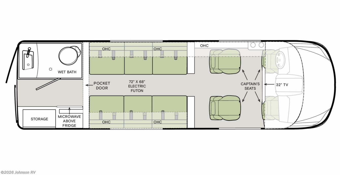 2026 TIFFIN GT2 24CG Floorplan