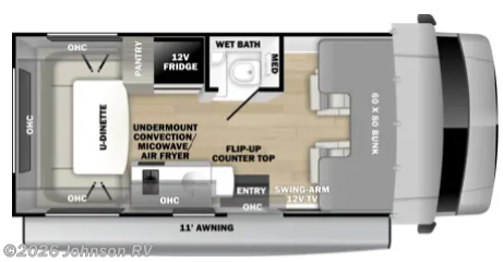 2027 FOREST RIVER Forester LE 1951LE Floorplan