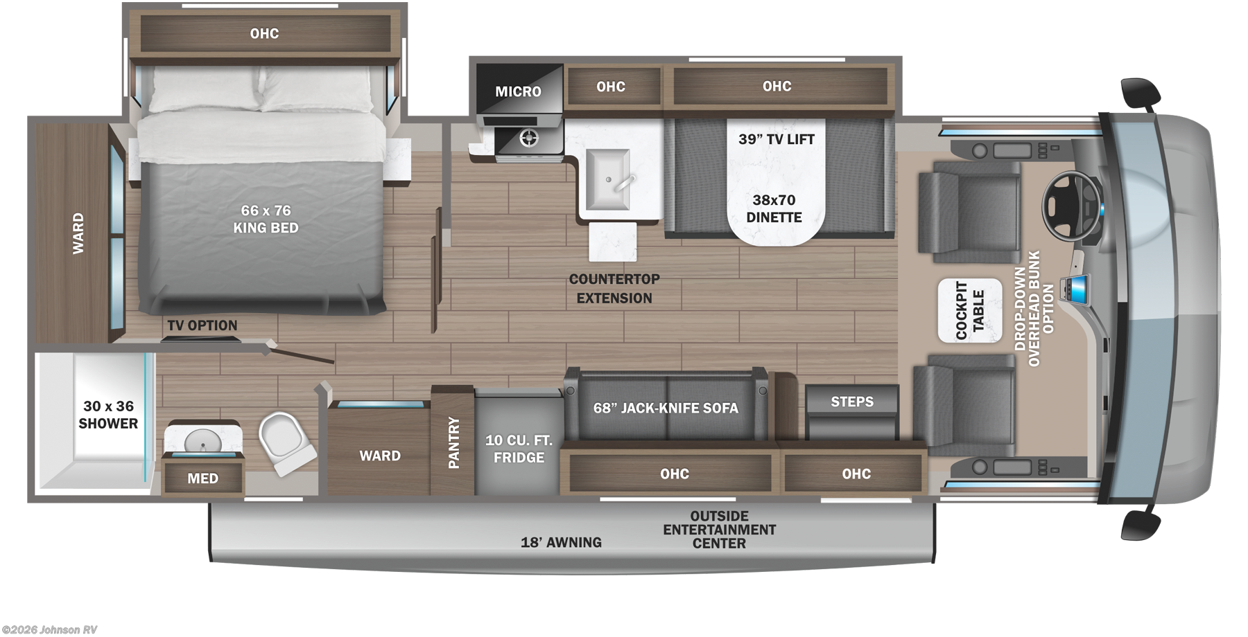 2023 JAYCO Alante 27A Floorplan