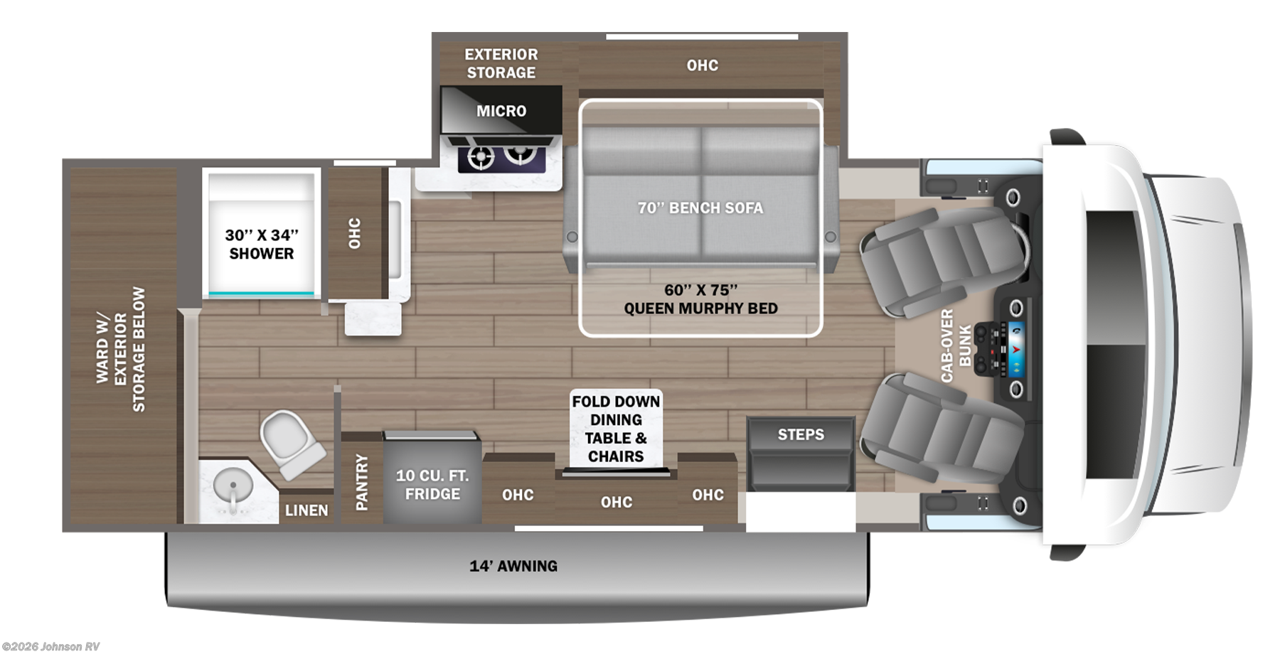2026 JAYCO Melbourne Prestige 25MP Floorplan