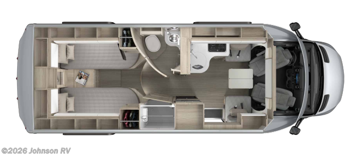 2022 LEISURE TRAVEL Unity 24TB Floorplan