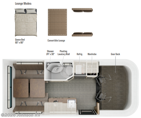 2027 WINNEBAGO Elora 19DC Floorplan