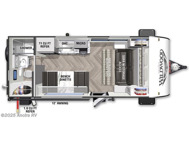 2022 Forest River Wildwood FSX 167RBK