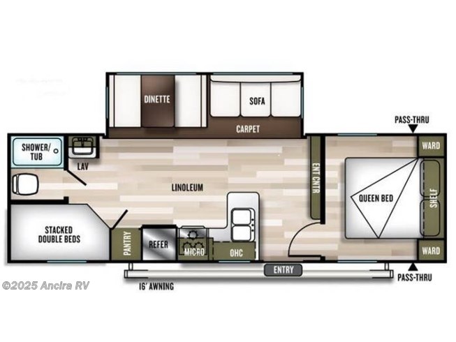 2023 Forest River Wildwood 28DBUD