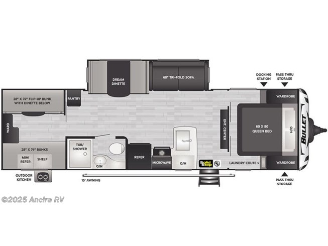 2023 Keystone Bullet West 287QBSWE