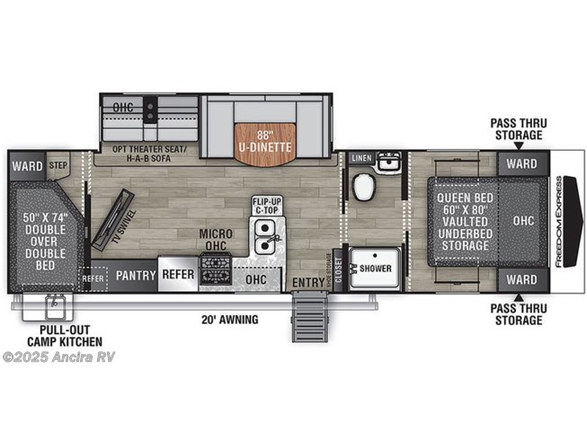 2023 Coachmen Freedom Express Ultra Lite 294BHDS