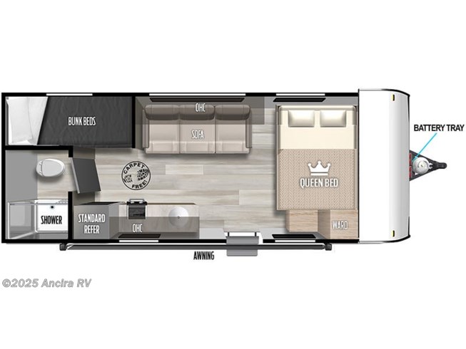 2023 Forest River Wildwood FSX 174BHLE