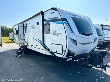 &lt;p&gt;Step into a world of unparalleled travel luxury with the &lt;strong&gt;2024 Coachmen Freedom Express Ultra Lite 320BHDS&lt;/strong&gt;, now available at Ancira RV. Located at &lt;strong&gt;30500 Interstate 10 West, Boerne, TX 78006-9205&lt;/strong&gt;, our dealership is excited to present this state-of-the-art travel trailer. To get more details or to schedule a viewing, please call us at &lt;strong&gt;830 981 9000&lt;/strong&gt;. The 2024 Coachmen Freedom Express Ultra Lite 320BHDS is meticulously designed to meet the needs of modern travelers, featuring:&lt;/p&gt;
&lt;ul&gt;
&lt;li&gt;&lt;strong&gt;Three Slide-Outs&lt;/strong&gt;: Maximizes interior space, offering ample room for families and groups to relax and enjoy.&lt;/li&gt;
&lt;li&gt;&lt;strong&gt;Separate Bunkhouse&lt;/strong&gt;: Provides a comfortable and private sleeping area for kids or guests, complete with its own entertainment options.&lt;/li&gt;
&lt;li&gt;&lt;strong&gt;Outdoor Kitchen&lt;/strong&gt;: Perfect for those who enjoy cooking and dining al fresco, enhancing your camping experience.&lt;/li&gt;
&lt;li&gt;&lt;strong&gt;Spacious Living Area&lt;/strong&gt;: Equipped with a large U-shaped dinette and a comfortable sofa, ideal for gatherings and entertainment.&lt;/li&gt;
&lt;li&gt;&lt;strong&gt;Private Master Bedroom&lt;/strong&gt;: Offers a queen-size bed and extensive storage options, ensuring a peaceful and comfortable retreat.&lt;/li&gt;
&lt;/ul&gt;
&lt;p&gt;Ancira RV is dedicated to making the RV lifestyle accessible with &lt;strong&gt;easy financing options&lt;/strong&gt;. We strive to offer flexible financing solutions that cater to your financial needs, making the dream of owning the 2024 Coachmen Freedom Express Ultra Lite 320BHDS a reality. In addition, our &lt;strong&gt;easy trade-in process&lt;/strong&gt; ensures you get a fair and competitive value for your current vehicle, simplifying the transition to this exceptional RV.&lt;/p&gt;
&lt;p&gt;Don&#39;t miss the chance to own the 2024 Coachmen Freedom Express Ultra Lite 320BHDS and elevate your travel experiences. Visit us at &lt;strong&gt;30500 Interstate 10 West, Boerne, TX 78006-9205&lt;/strong&gt; or contact us at &lt;strong&gt;830 981 9000&lt;/strong&gt; for more information. With its combination of luxury, comfort, and functionality, this RV is designed to create unforgettable memories on the road.&lt;/p&gt;