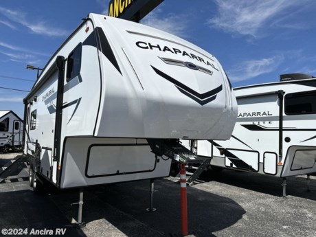 &lt;p&gt;Comfort, convenience, and an easy haul is what you will find with each one of these Coachmen RV Chaparral Lite fifth wheels! Their Tri-Tex powder coated frame technology is up to 5X more weather resistant, and the dual-sided Azdel composite sidewall panels is ultra durable. The Road Armor suspension by Trail Air comes with heavy duty shackles and wet bolts so you can be sure it will hold up through every adventure, and you might want to add the exterior back-up and sideview camera prep for easy parking. You will feel right at home inside with a modern sound bar with a stereo, blackout roller night shades, Thomas Payne furniture, and many more comforts! The exterior is just as inviting with its electric awning with LED lights, Solid Step entry steps, and pass-through storage for all your gear!&lt;/p&gt;