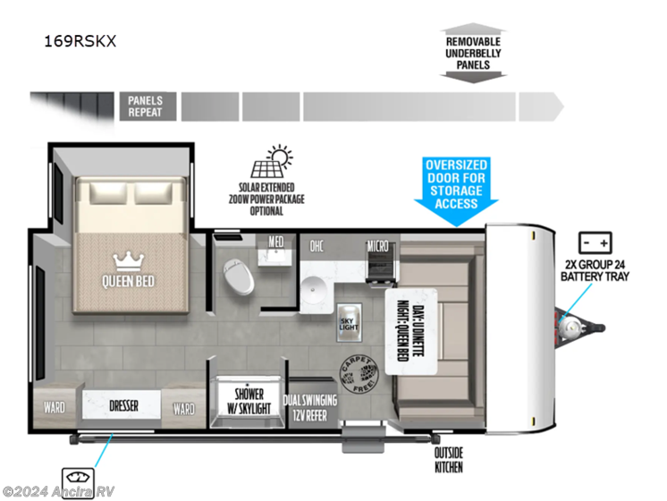 New 2025 Forest River Wildwood FSX 169RSKX available in Boerne, Texas