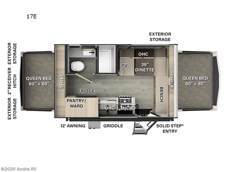2025 Forest River Flagstaff Shamrock 17E - New Travel Trailer For Sale by Ancira RV in Boerne, Texas