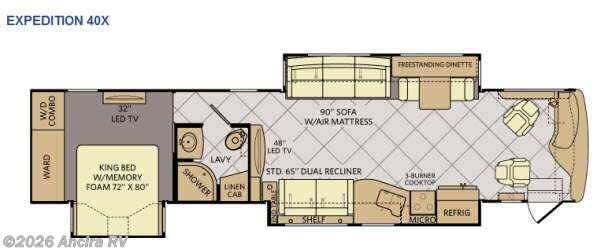 2015 Fleetwood Expedition 40X - Used Class A For Sale by Ancira RV in Boerne, Texas features Slideout