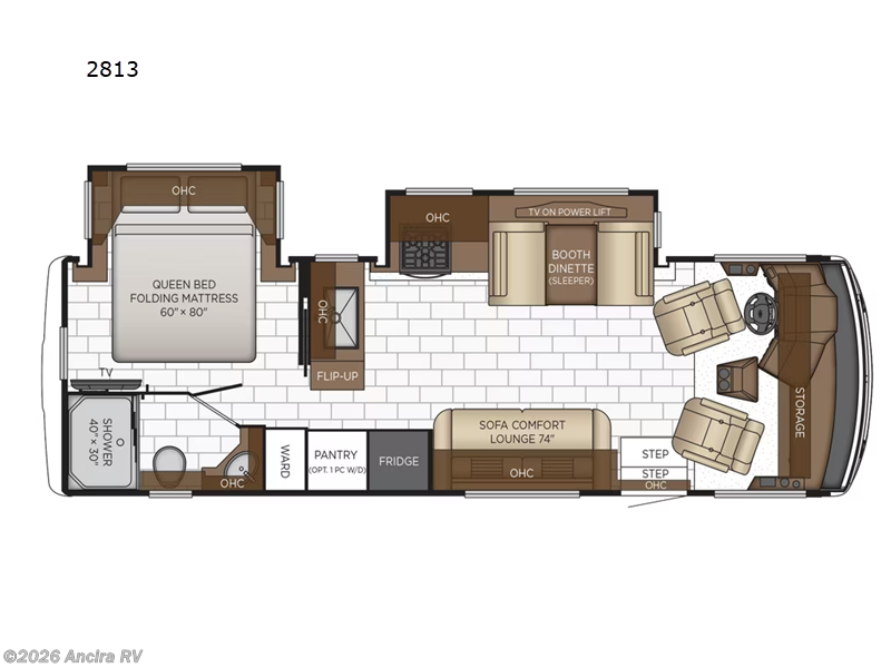 2026 Newmar Bay Star Sport 2813 - New Class A For Sale by Ancira RV in Boerne, Texas features Slideout