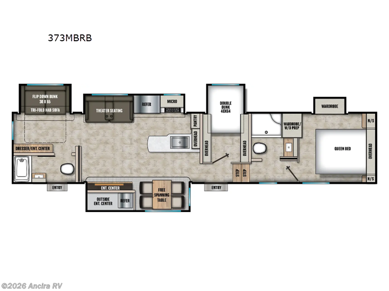 2026 Coachmen Chaparral 373MBRB - New Fifth Wheel For Sale by Ancira RV in Boerne, Texas features Slideout