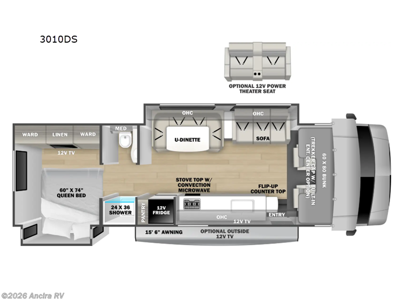 2026 Forest River Sunseeker 3010DS - New Class C For Sale by Ancira RV in Boerne, Texas features Slideout