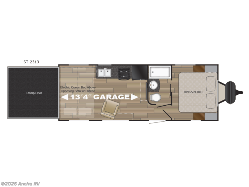 2018 Cruiser RV Stryker ST-2313 - Used Toy Hauler For Sale by Ancira RV in Boerne, Texas