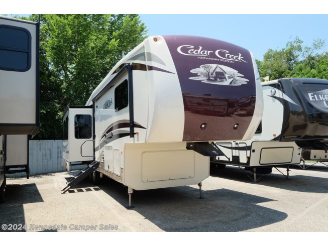 Used 2018 Forest River Cedar Creek Hathaway Edition 34RL2 available in Kennedale, Texas
