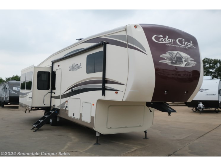 Used 2019 Forest River Cedar Creek Hathaway Edition 36CK2 available in Kennedale, Texas