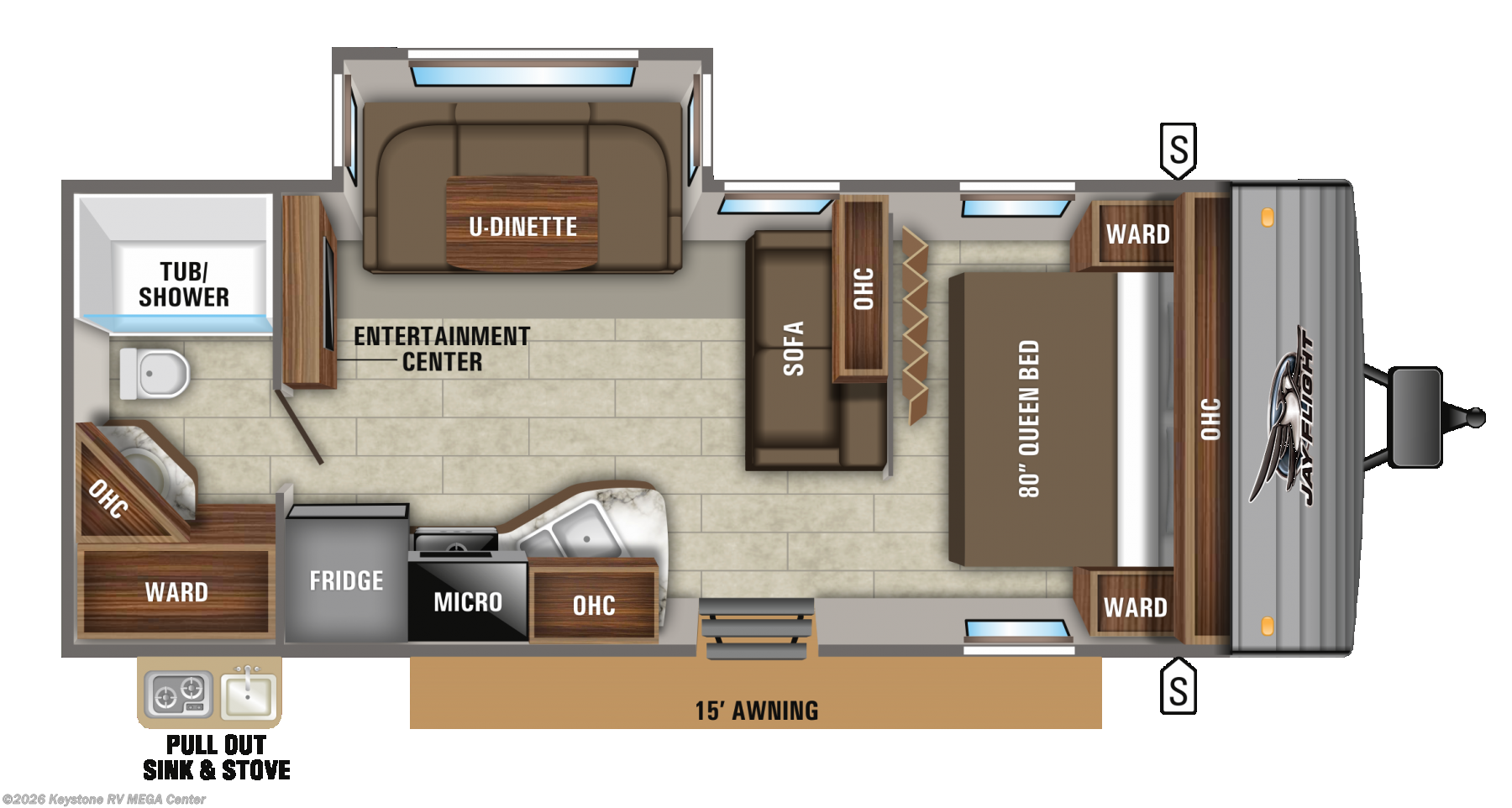 14520 2020 Jayco Jay Flight 24rbs Travel Trailer For Sale In