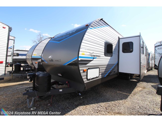 2022 Coachmen Catalina Legacy Edition 323BHDSCK - New Travel Trailer For Sale by Keystone RV MEGA Center in Greencastle, Pennsylvania features Smoke Detector, TV, Toilet, Microwave, Power Roof Vent