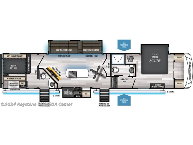 2022 Forest River Cherokee Arctic Wolf 3770SUITE - New Fifth Wheel For Sale by Keystone RV MEGA Center in Greencastle, Pennsylvania