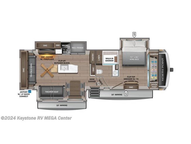 2023 Jayco North Point 310RLTS - New Fifth Wheel For Sale by Keystone RV MEGA Center in Greencastle, Pennsylvania