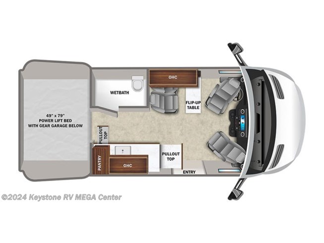 2023 Entegra Coach Launch 19Y floorplan image