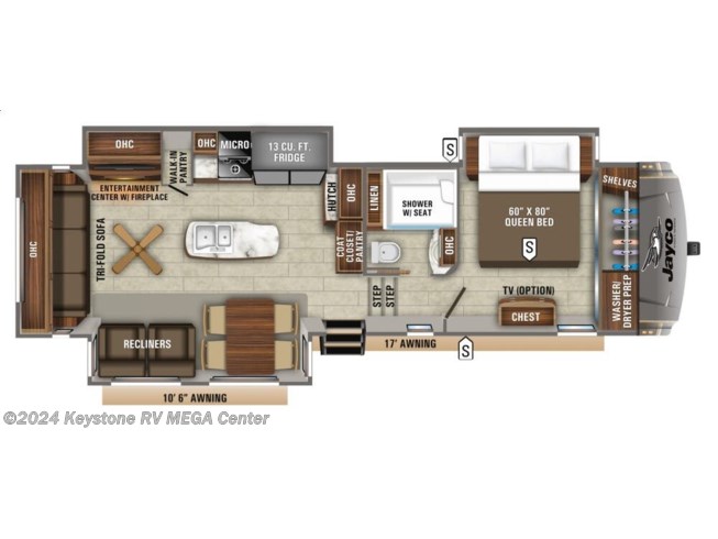 2023 Jayco Eagle 321RSTS - New Fifth Wheel For Sale by Keystone RV MEGA Center in Greencastle, Pennsylvania