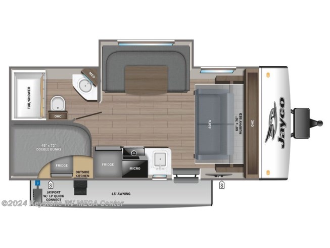 2023 Jayco Jay Feather Micro 199MBS - New Travel Trailer For Sale by Keystone RV MEGA Center in Greencastle, Pennsylvania