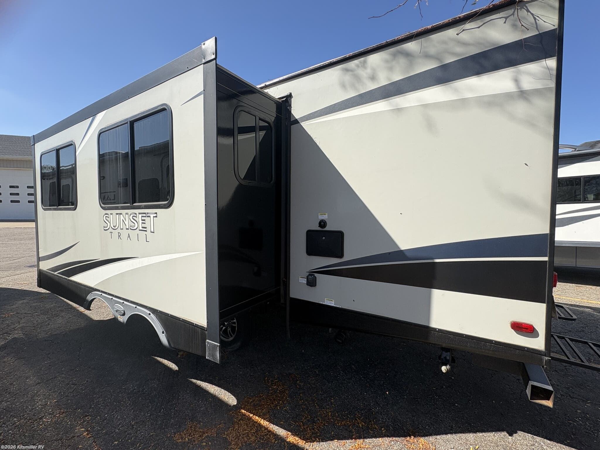 2017 CrossRoads Sunset Trail Super Lite - New Travel Trailer For Sale by Kitsmiller RV in Mason, Michigan features Slideout, Roof Vents, Smoke Detector, Stove Top Burner, Shower