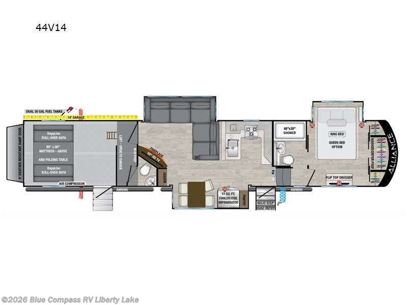 2024 Alliance RV Valor 44V14 RV for Sale in Liberty Lake, WA 99016