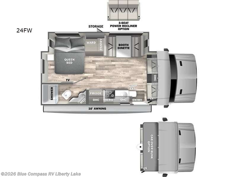 2026 Dynamax Corp isata 3 24FW - New Class C For Sale by Blue Compass RV Liberty Lake in Liberty Lake, Washington features Slideout