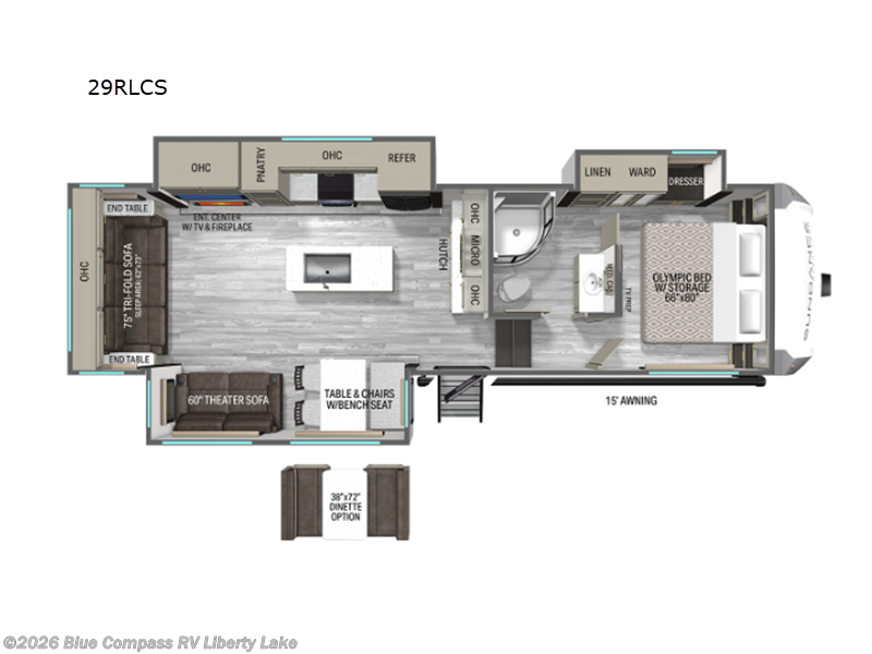 2026 Heartland Sundance 29RLCS - New Fifth Wheel For Sale by Blue Compass RV Liberty Lake in Liberty Lake, Washington features Slideout
