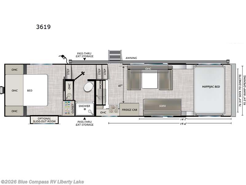 2024 ATC Pla 700 3619 - Used Toy Hauler For Sale by Blue Compass RV Liberty Lake in Liberty Lake, Washington