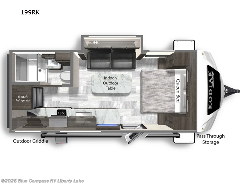 2022 Dutchmen Kodiak Cub 199RK - Used Travel Trailer For Sale by Blue Compass RV Liberty Lake in Liberty Lake, Washington features Slideout