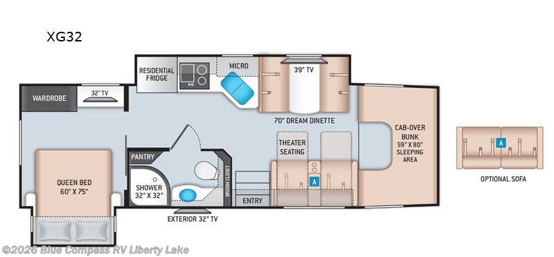 2021 Thor Motor Coach Magnitude XG32 - Used Super C For Sale by Blue Compass RV Liberty Lake in Liberty Lake, Washington features Slideout