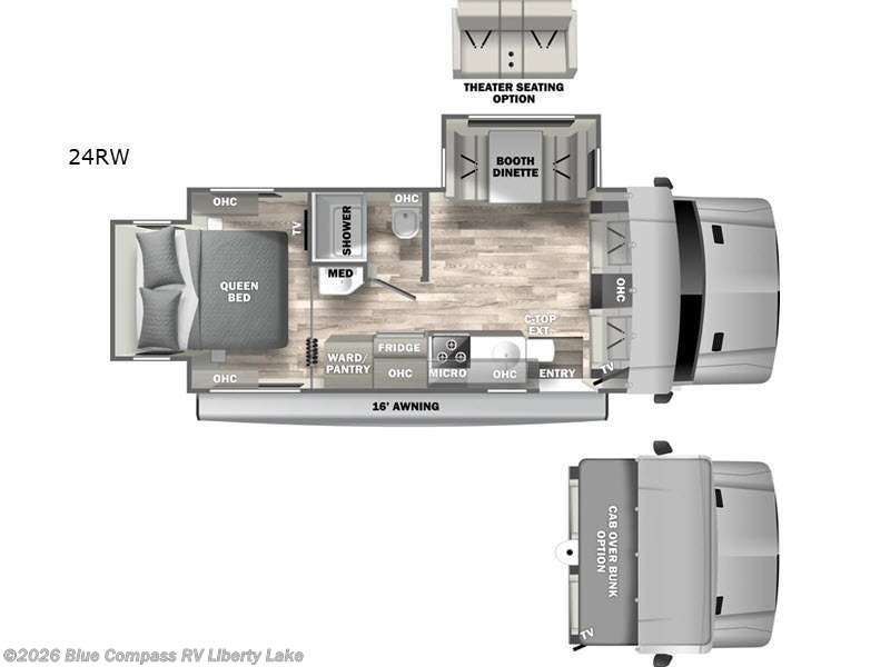 2026 Dynamax Corp isata 3 24RW - Used Class C For Sale by Blue Compass RV Liberty Lake in Liberty Lake, Washington features Slideout