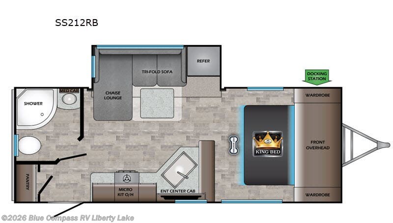 2020 CrossRoads Sunset Trail SS212RB - Used Travel Trailer For Sale by Blue Compass RV Liberty Lake in Liberty Lake, Washington features Slideout