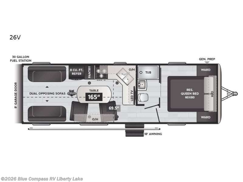 2021 Keystone Impact 26V - Used Toy Hauler For Sale by Blue Compass RV Liberty Lake in Liberty Lake, Washington
