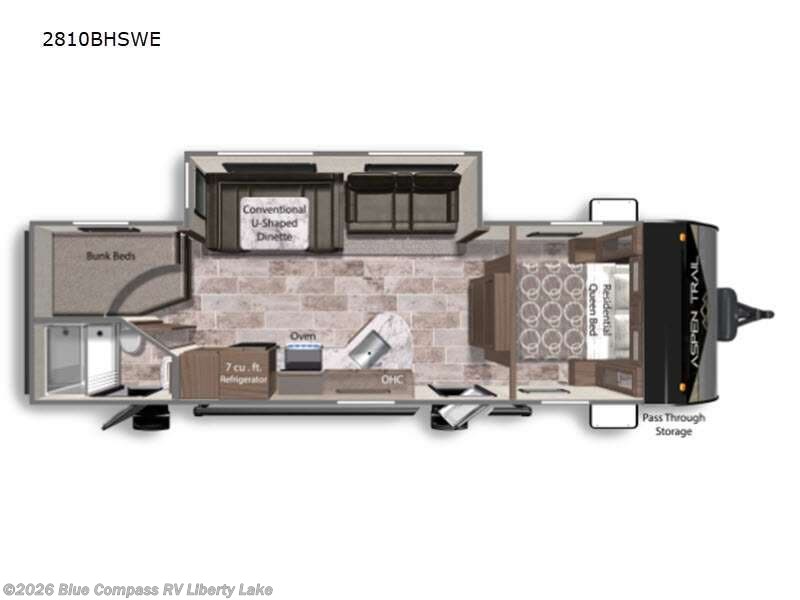 2021 Dutchmen Aspen Trail 2810BHSWE - Used Travel Trailer For Sale by Blue Compass RV Liberty Lake in Liberty Lake, Washington features Slideout