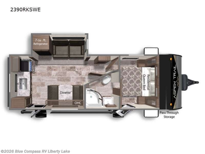 2021 Dutchmen Aspen Trail 2390RKSWE - Used Travel Trailer For Sale by Blue Compass RV Liberty Lake in Liberty Lake, Washington features Slideout