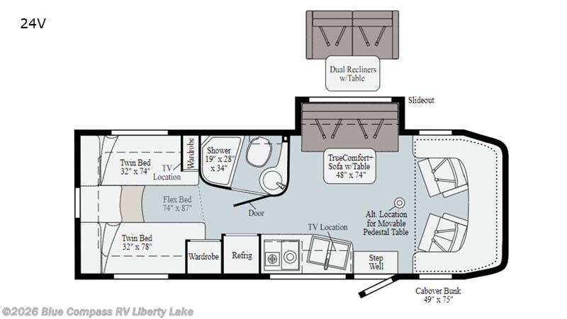 2020 Winnebago View 24V - Used Class C For Sale by Blue Compass RV Liberty Lake in Liberty Lake, Washington features Slideout