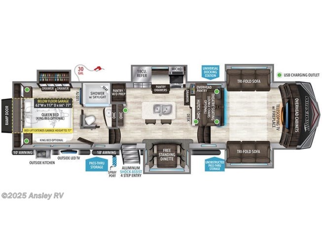 Incoming 376th 2022 Grand Design Momentum 376th Toy Hauler For Sale In Duncansville Pa Used 2022 Grand Design Momentum 376th